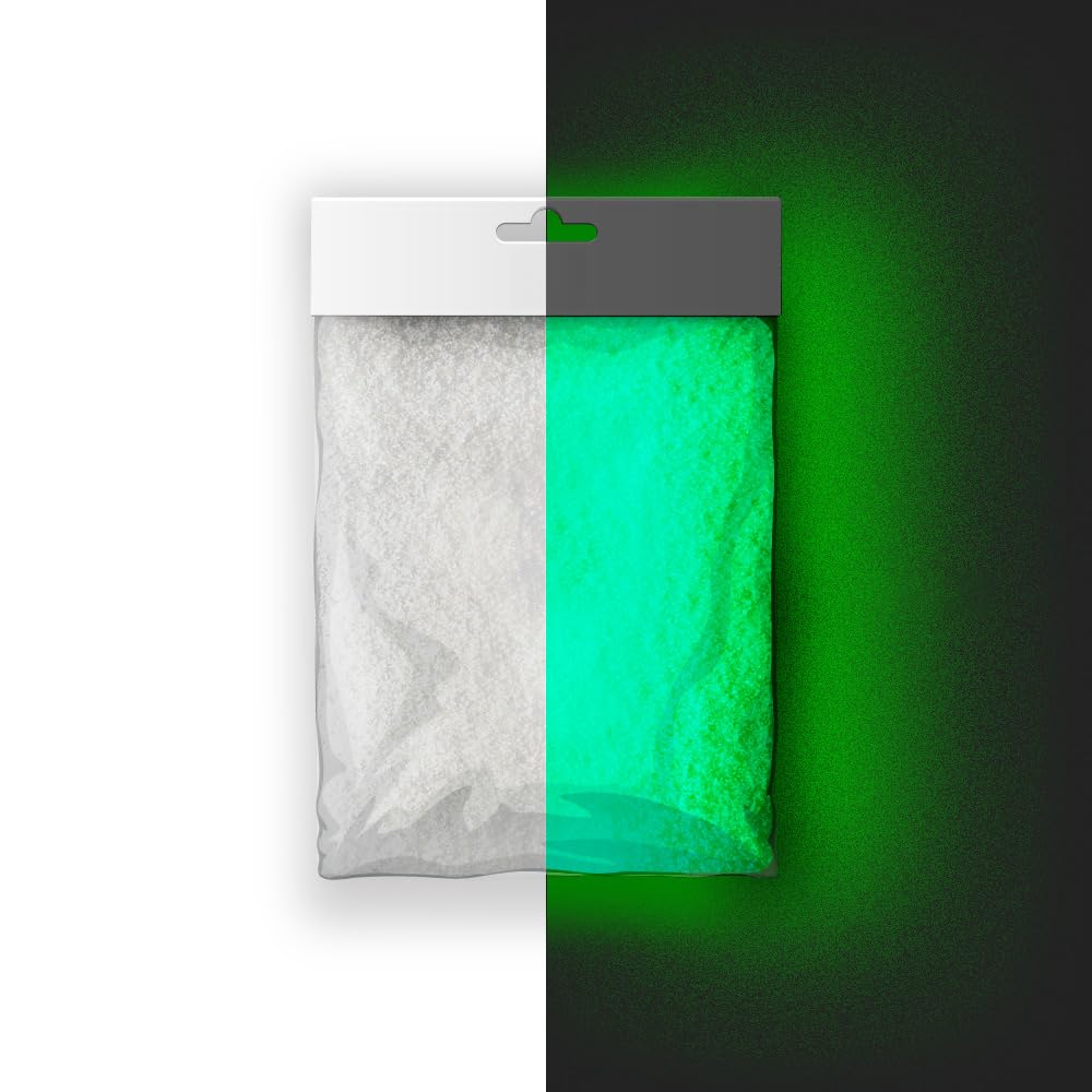 Americos Neon Glow In Dark Radium Powder For Artistic Purposes / Arts and Crafts / Body Paint / Resin / Clothes / Car / Play / Jewelery / Decorative Items / Fishing Lures