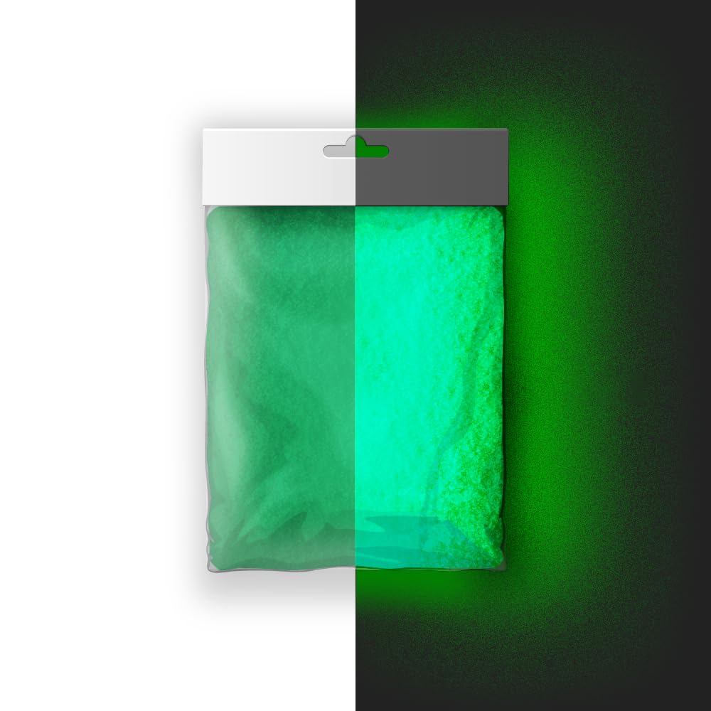 Americos Neon Glow In Dark Radium Powder For Resin/Artistic Purposes/Arts and Crafts/Car/Toys/Jewelery/Body Paint/Clothes/Decorative Items/Fishing Lures