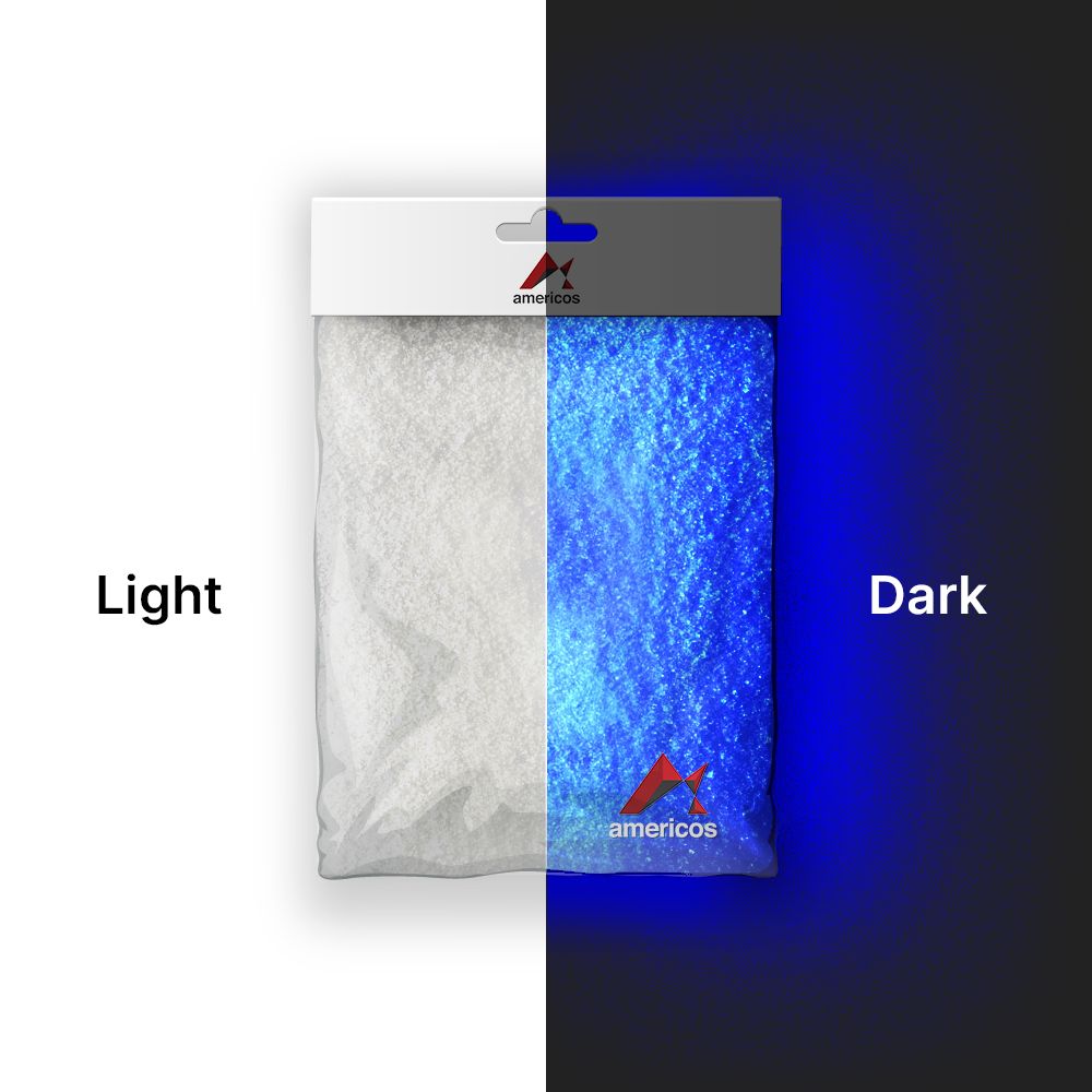 Americos Neon Glow In Dark Radium Powder For Resin/Artistic Purposes/Arts and Crafts/Car/Toys/Jewelery/Body Paint/Clothes/Decorative Items/Fishing Lures