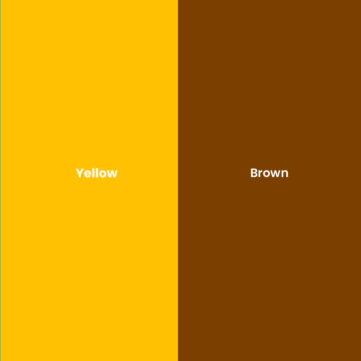 Photochromic Pigment Colour to Colour - Yellow to Brown